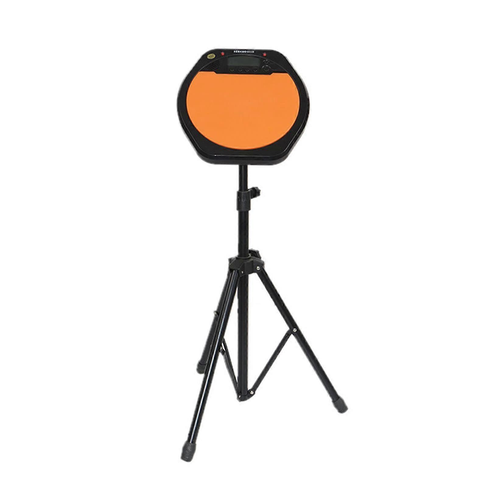 8 Inch Drum Practice Pad with Builtin Electronic Metronome, Silent 3in1 Beginner Set