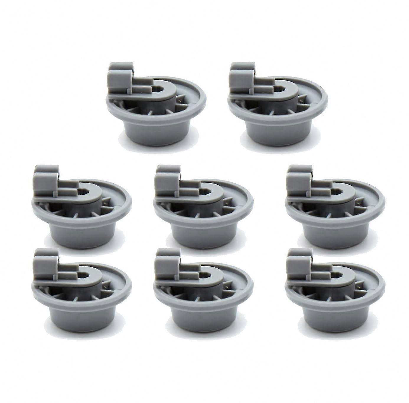 8-Pack Dishwasher Basket Rollers with Plastic Texture for Smooth Performance Across Various Models