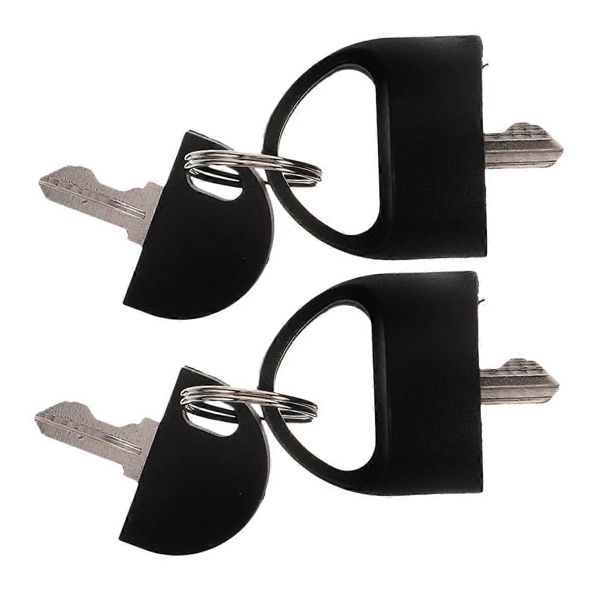 Mobility Scooter Replacement Key 2pcs Durable Stainless Steel Core for Electric Wheelchair