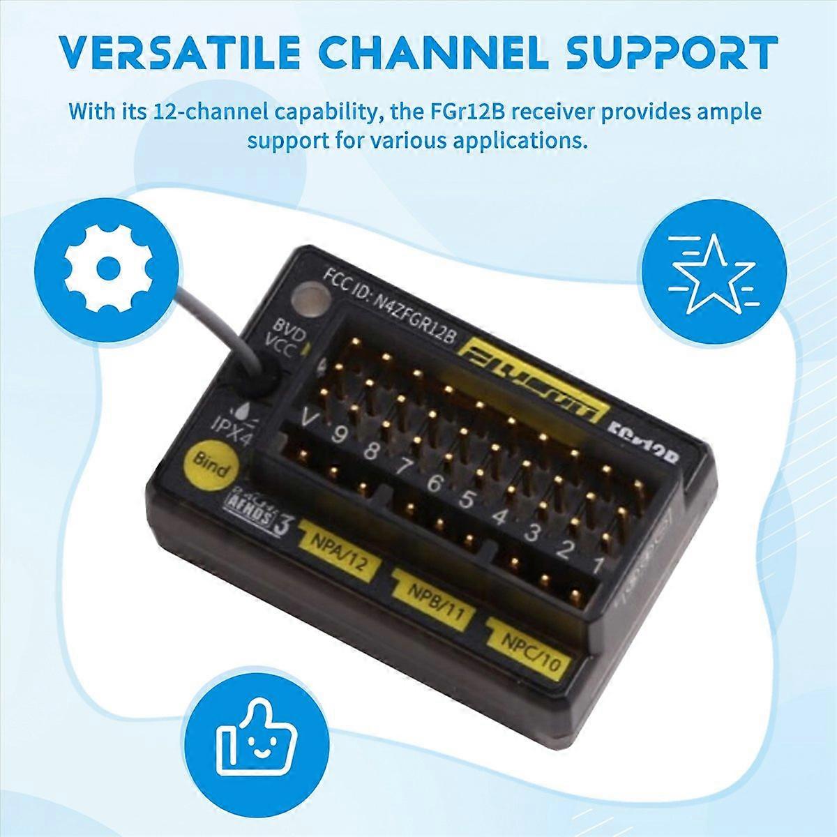  FGr12B 2.4GHz 12CH Receiver for AFHDS3 Transmitters