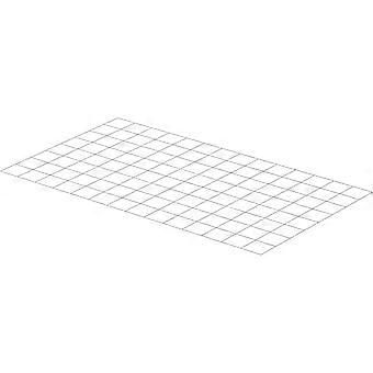 UPONOR Classic, Stahlmatte beschichtet, 150mm, 2100x1200x3mm, 1 Stk.