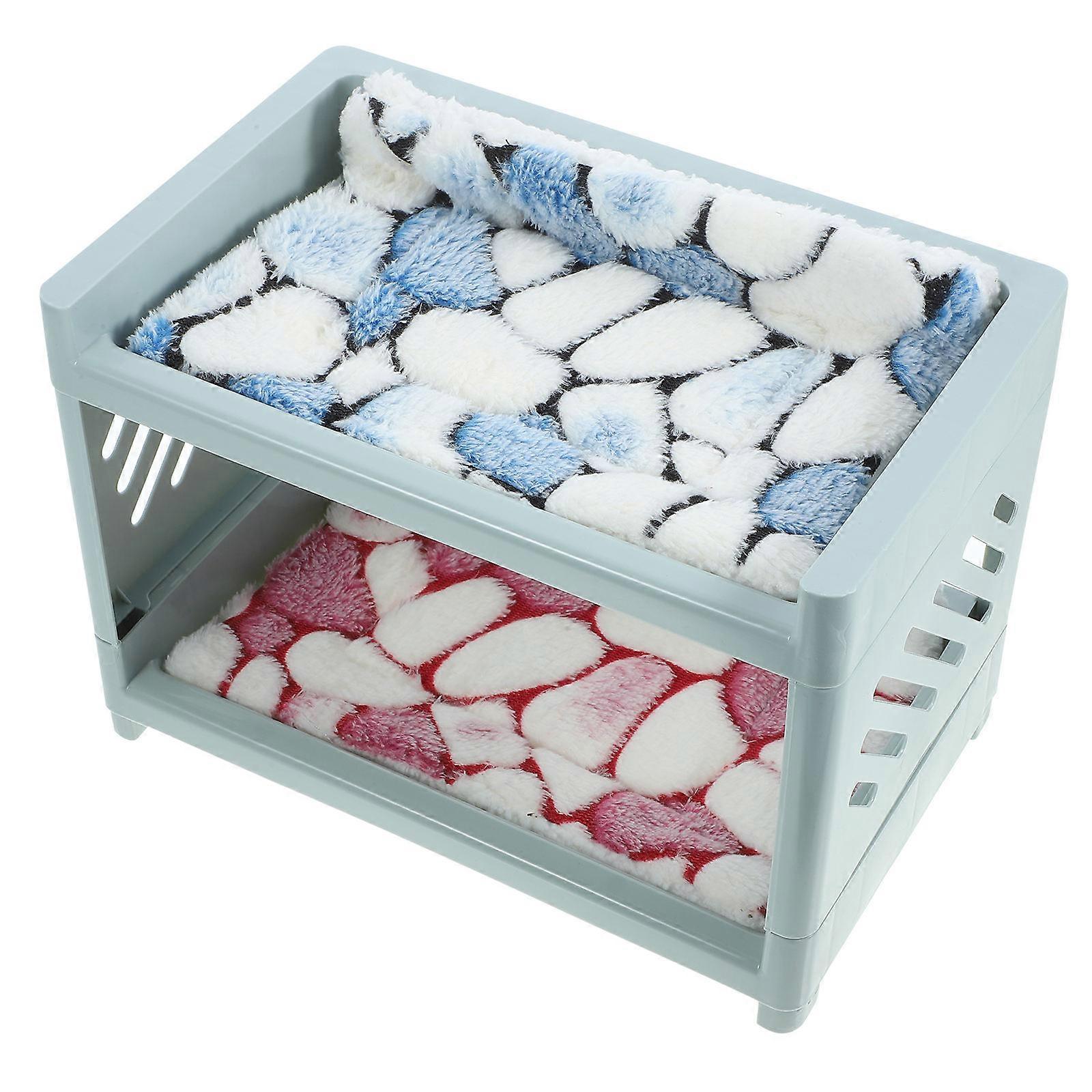 Chinchilla Bed Hamster Accessory with Pad for Comfortable Sleep 3Sets