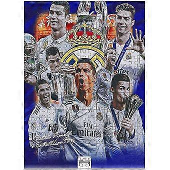 Jigsaw Ronaldo Puzzle Jigsaw Adults Kids Jigsaw Difficulty Jigsaw Soccer Player Jigsaw Educational Game Toy Family Decoration,Wooden Puzzles For