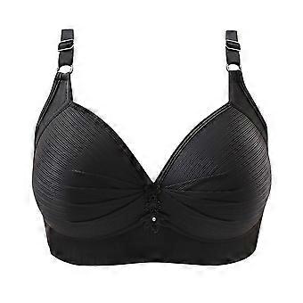 Damen-BHs in großen Größen, ohne Bügel, Push-up-Bralettes, atmungsaktiv, mit vollständiger Abdeckung, Falten-BH, Alltags-BH
