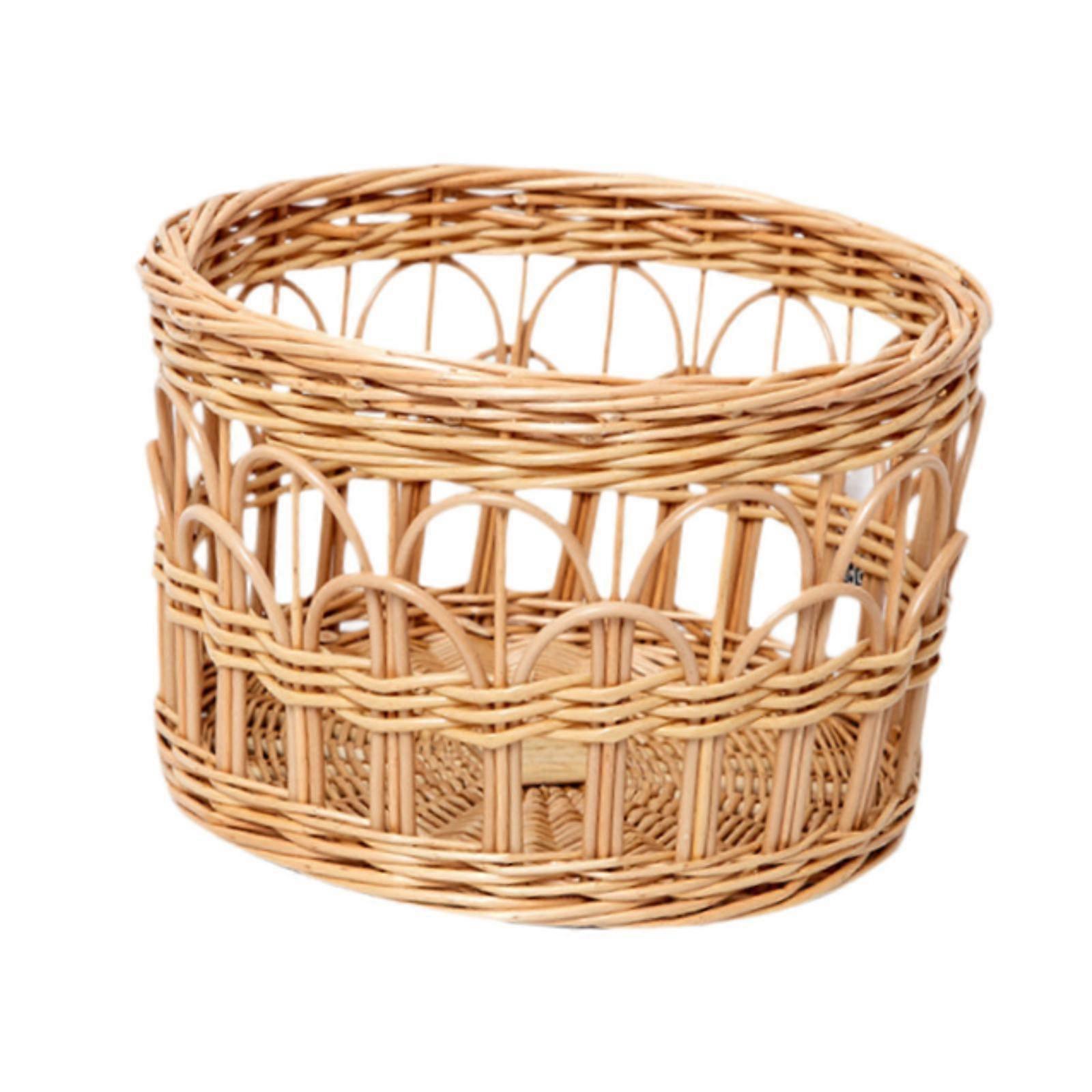 Handmade Basket Makeup Organizer Lightweight Sturdy Versatile Container Storage