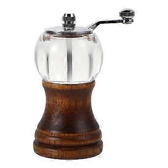 Mini Manual Pepper Grinder with Crank Handle for Kitchen BBQ and Outdoor Camping Grinding Tool