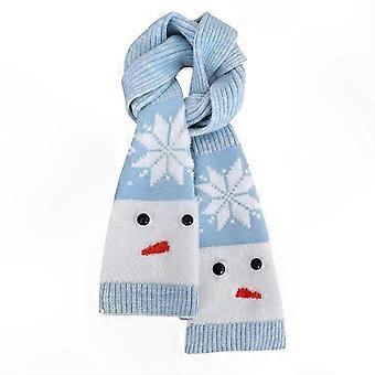Stylish Snowflake Pattern Knitted Scarf - Cozy Winter Accessory for Men & Women good quality