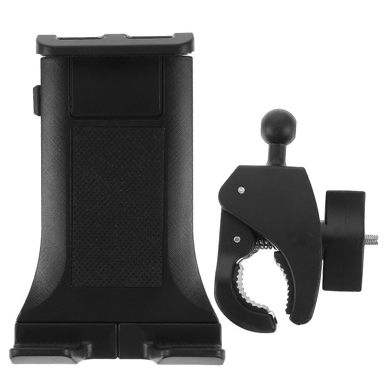 Schwarzer ABS-Handy-/Tablet-Ständer für Heimtrainer