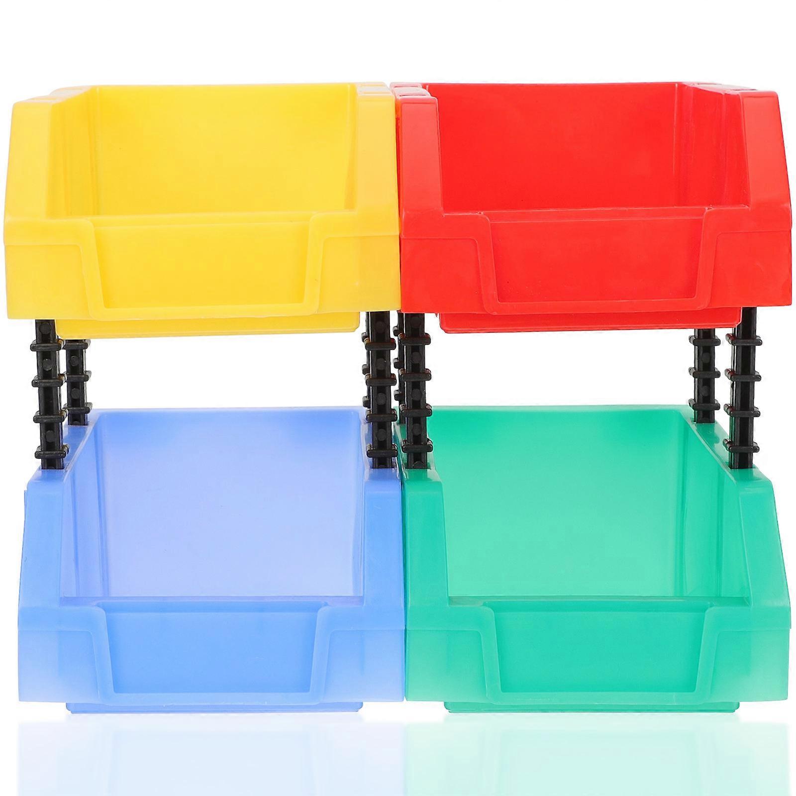Plastic Nesting Shelf Bin Boxes for Storage 1Set Lightweight Warehouse Storage Boxes