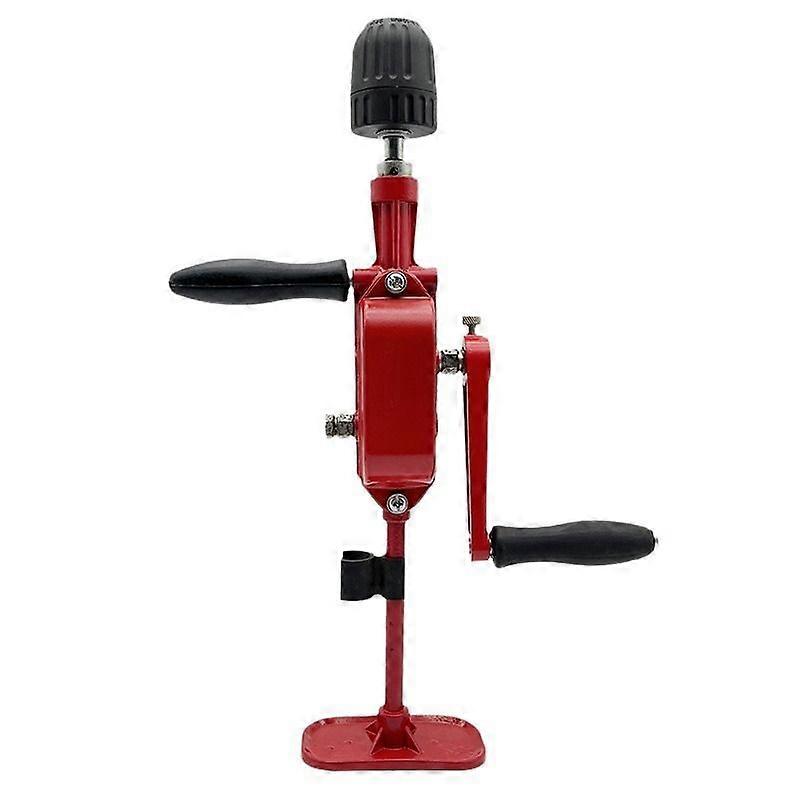 Hand cranked drill, hand cranked mechanical drill, tapping machine, hand drill
