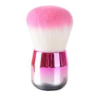 Brochas de maquillaje retráctiles con aplicador multiusos, brochas de maquillaje portátiles de viaje para difuminar la base, diseño compacto y ligero.