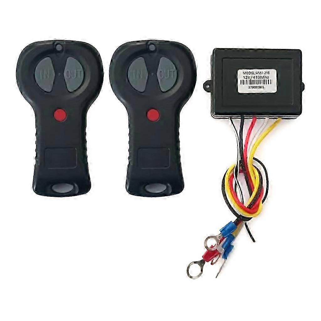 Winch remote control wireless winch remote control kit 12v24v for vehicles [MI]