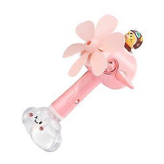 Elektrischer Bubble Shooter Bubble Blower Spielzeug Multi-Loch Bubble Blower Fan Bubble Machine