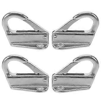 4pcs Boat Fending Hook Set Stainless Steel Heavy Duty Hanger Marine Accessories For Hanging Hats Clothes - Yacht Sailboat Accessories