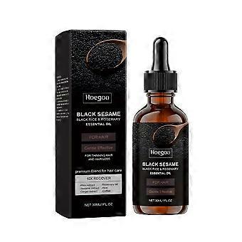 1-3X Hair Strengthening Oil Hair Growth Plant Extract Hair Oil Non-Greasy Hair Styling Oil Black sesame promotes hair growth oil