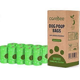 Dog Poo Bags, 150 Leak-Proof Extra Thick Refill Rolls, Unscented & Durable Waste
