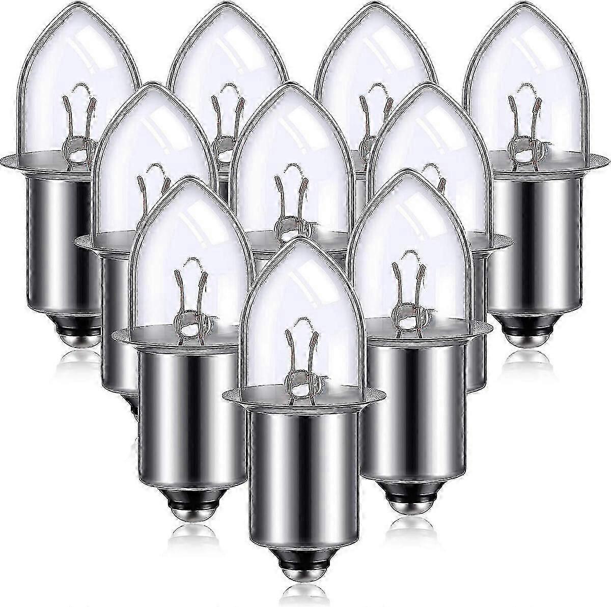 4.8V 0.75A Bayonet Base Krypton Flashlight Replacement Bulbs, Compatible with 3D/4D Flashlights, 3-Pack