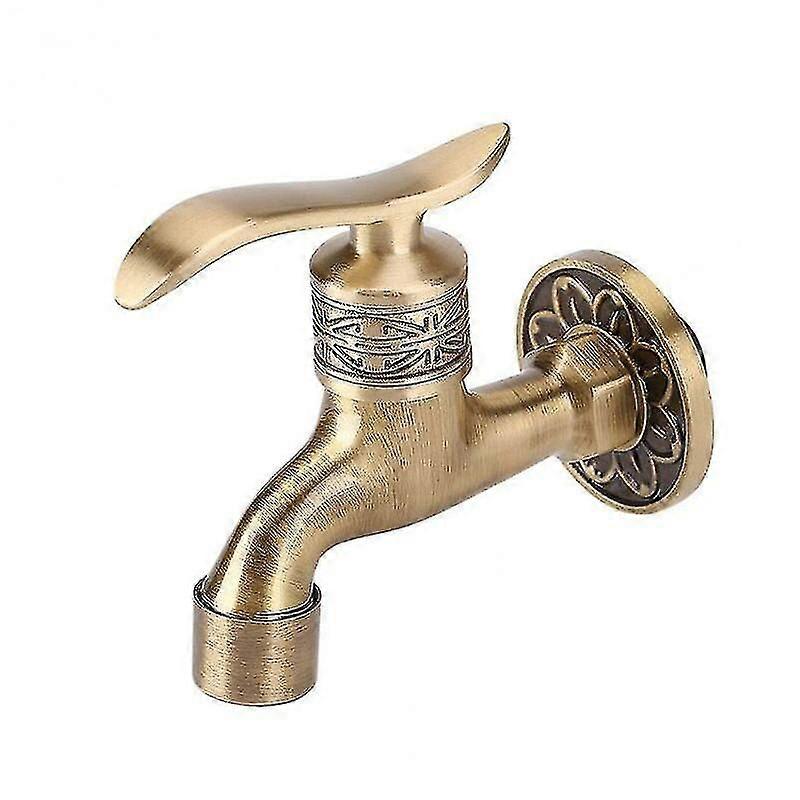 Generic Antique Faucet Brass Handle Laundry