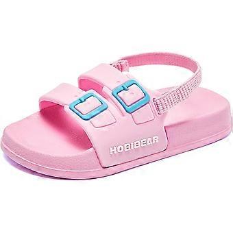 Baby-Sandalen für Mädchen und Jungen, rutschfest, zum Hineinschlüpfen, ideal für Wasser, Strand und Dusche, mit elastischem Riemen, tatsächliche Schuhlänge 16 cm