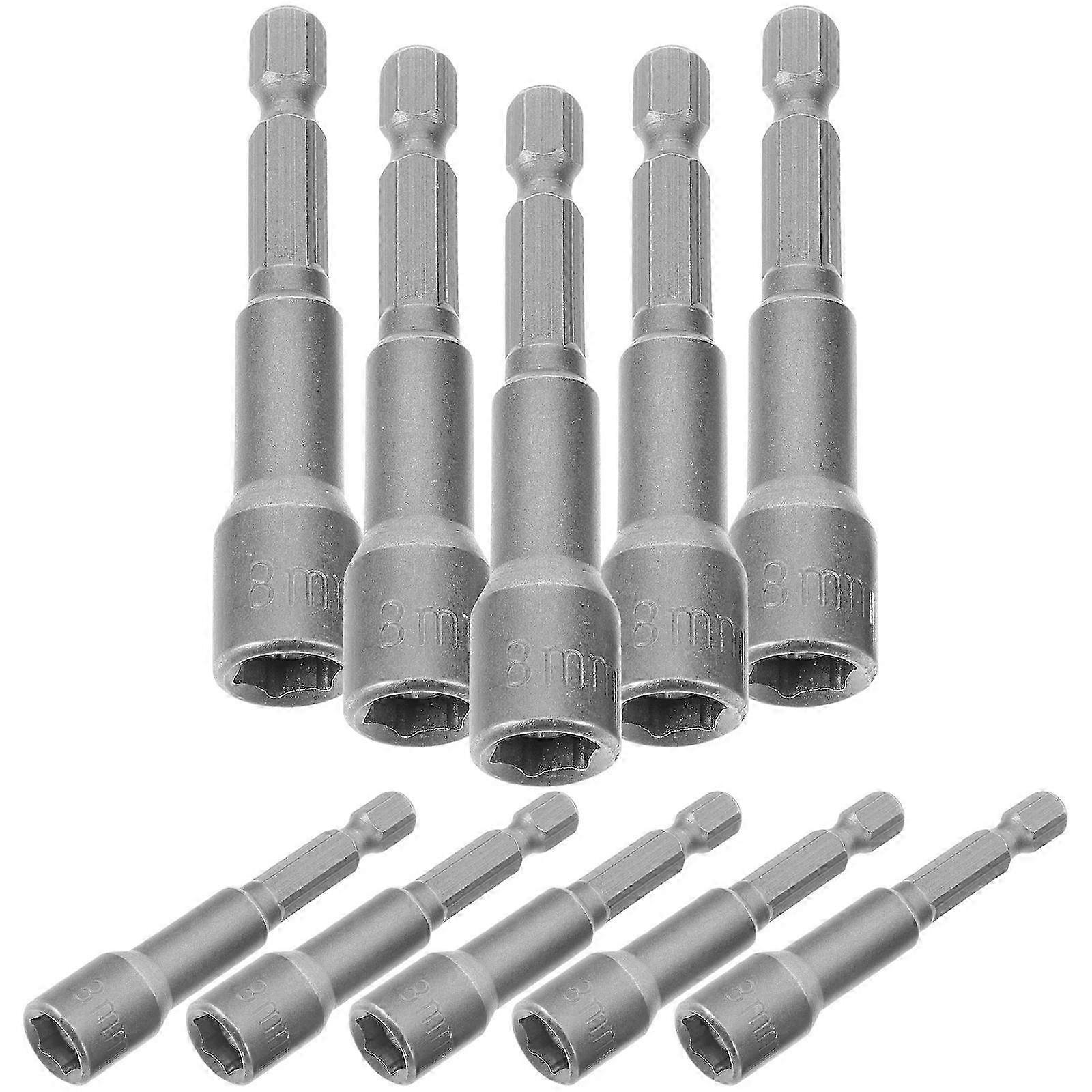 1 Set Nut Driver Magnetic Wrench Tool Drill Bit Power Impact Nut Setter Bit Supply