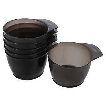 Haarfärbeschalen-Set mit Pinseln, stapelbare Mischschalen zum Färben im Salon und zu Hause, 6-teilig