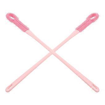 2pcs High-Efficiency Toe Cleaning Brush Long Handle Toe Gap Cleaning Brush Comfortable Grip Foot Brush Multi-Functional Use Foot Scrubber Brush