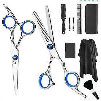 9 stuks haarknipschaar, schaar, kappersschaar, professionele kappersgereedschapsset