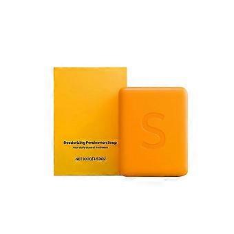AMZ Persimmon Fresh Bath Soap Mild Ingredients Cleansing Body Skin Aromatic Refreshing Daily Care Soap