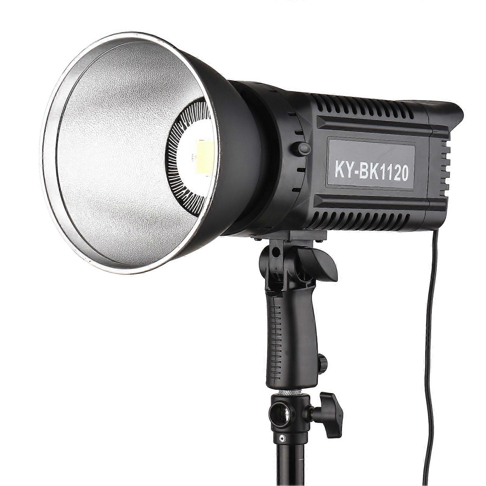 150WStudioLEDVideoLight5600KColorTemperatureAdjustableBrightnessCRI93+TLCI95+BowensMountwithProtectorReflector