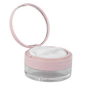 Loose Powder Box Portable Makeup Powder Case for Women 2Sets with Puff