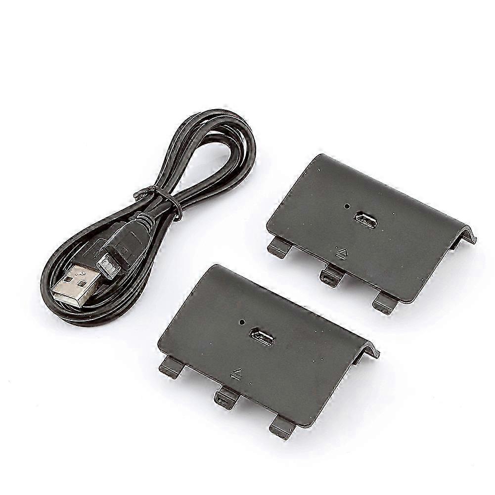 2 X 2400mAh Rechargeable Battery Pack USB Cable
