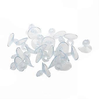 Secure Aquarium Mounting, 24pcs RS-04 PVC Suction Cup Clip Sucker Pads for Aquarium Fish Tank