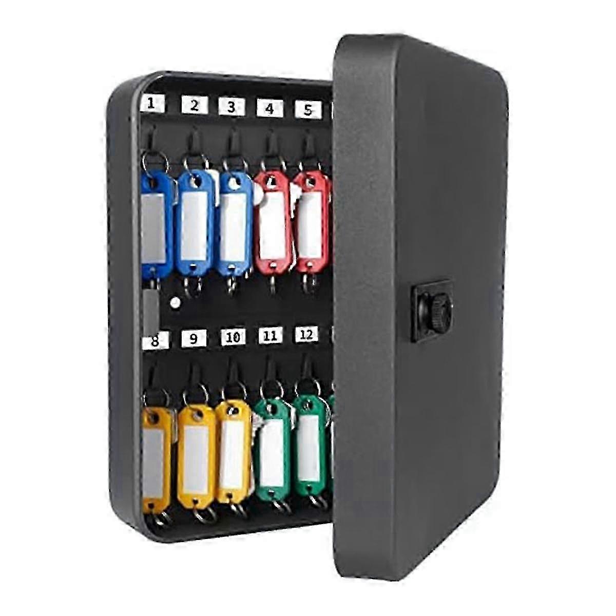 Wall Mount Key Storage Box Combination Lock Security Case