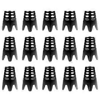 Golf Simulator Tees,Plastic Golf Mat Tees compatible with Home, Outdoor Indoor Training,12 Tall 12 Short,Cut-to-Height Design 24 Pcs