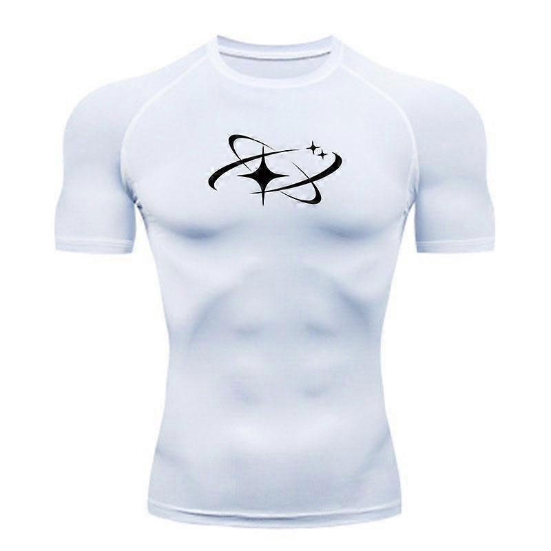 Men's Compression Workout T-Shirt, Quick Dry Athletic Runnin