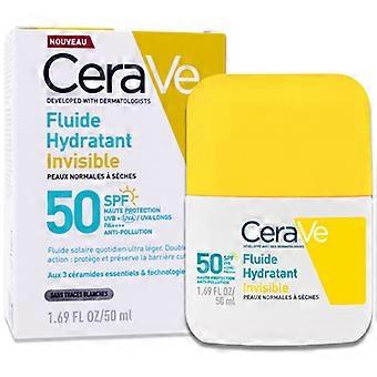 CeraVe Invisible Hydrating Fluid Sunscreen SPF50 Sun Care Face 50ml