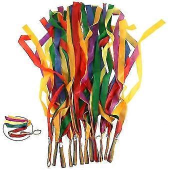 Cht Rainbow Dance Ribbons, 12pcs Rhythm Ribbon Streamers-YKY416