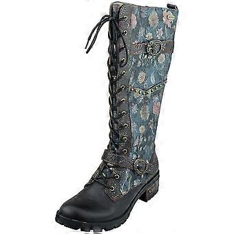 Laura Vita Cocrailo 82 Womens Knee High Boots in Black