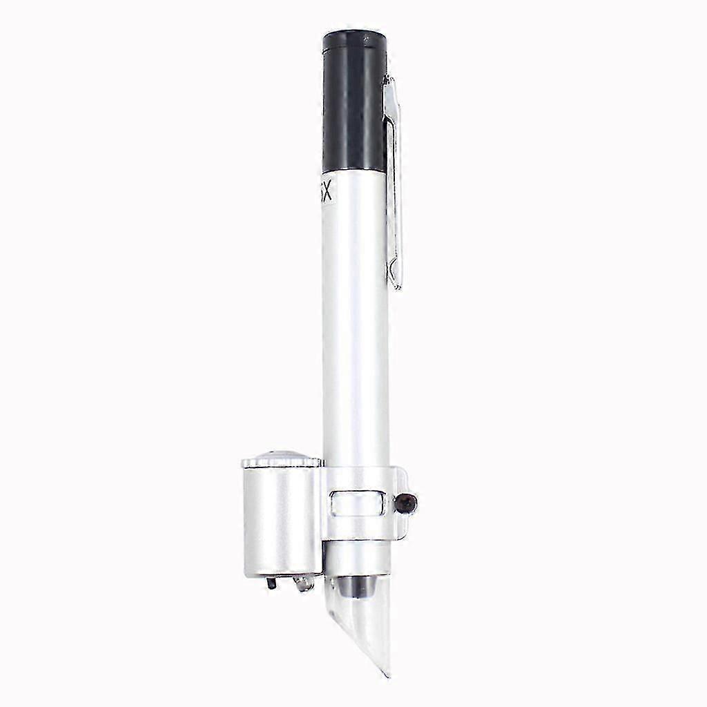 Portable 50X Mini Magnifier Pen Type Professional Pocket Microscope
