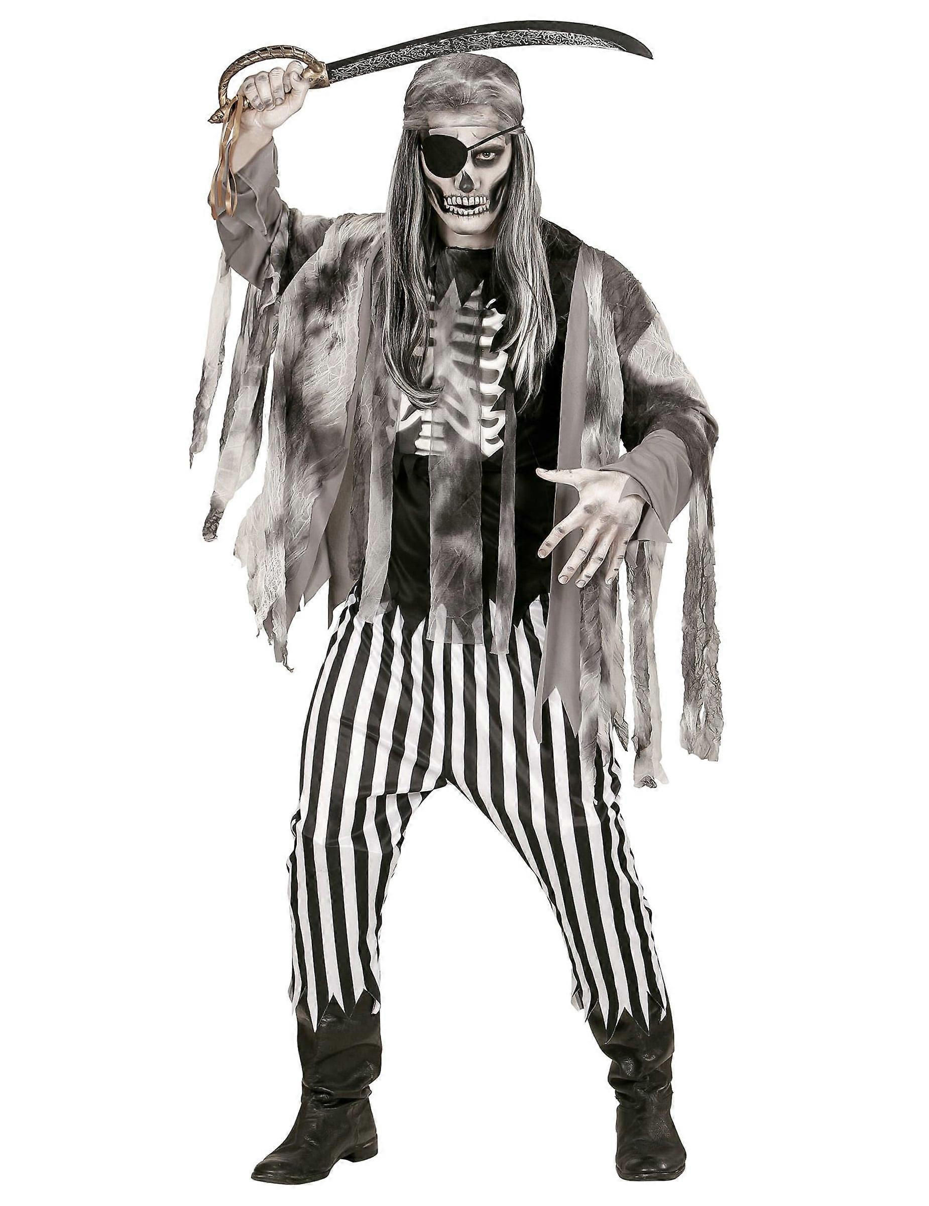 Men's Ghost Skeleton Pirate Costume