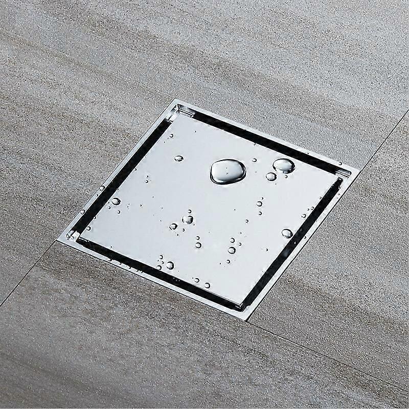 Stylish Square High-Flow Invisible Drain