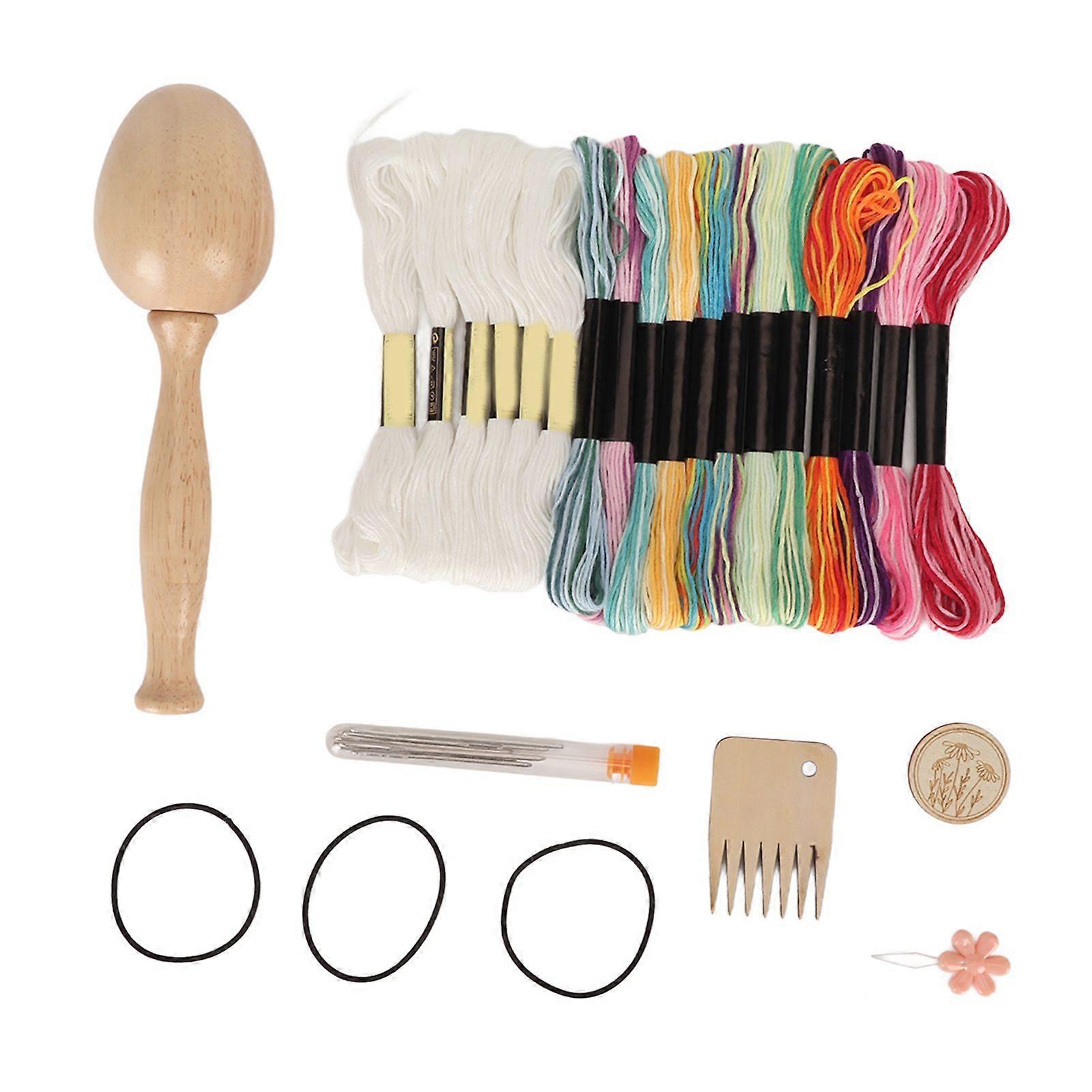 Egg-Shaped Darning Mushroom Curved Handle Stitching Aid