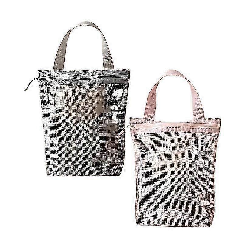 Water-Draining Mesh Toiletry Pouch