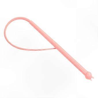 Silicone Cat Teaser with Long Tail - Interactive Pet Toy for Cats