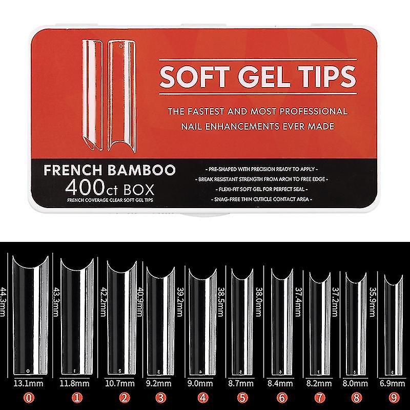 Soft Gel Full Cover Nail Tips Kits For Soak Off Nail Extensions,press On Nails