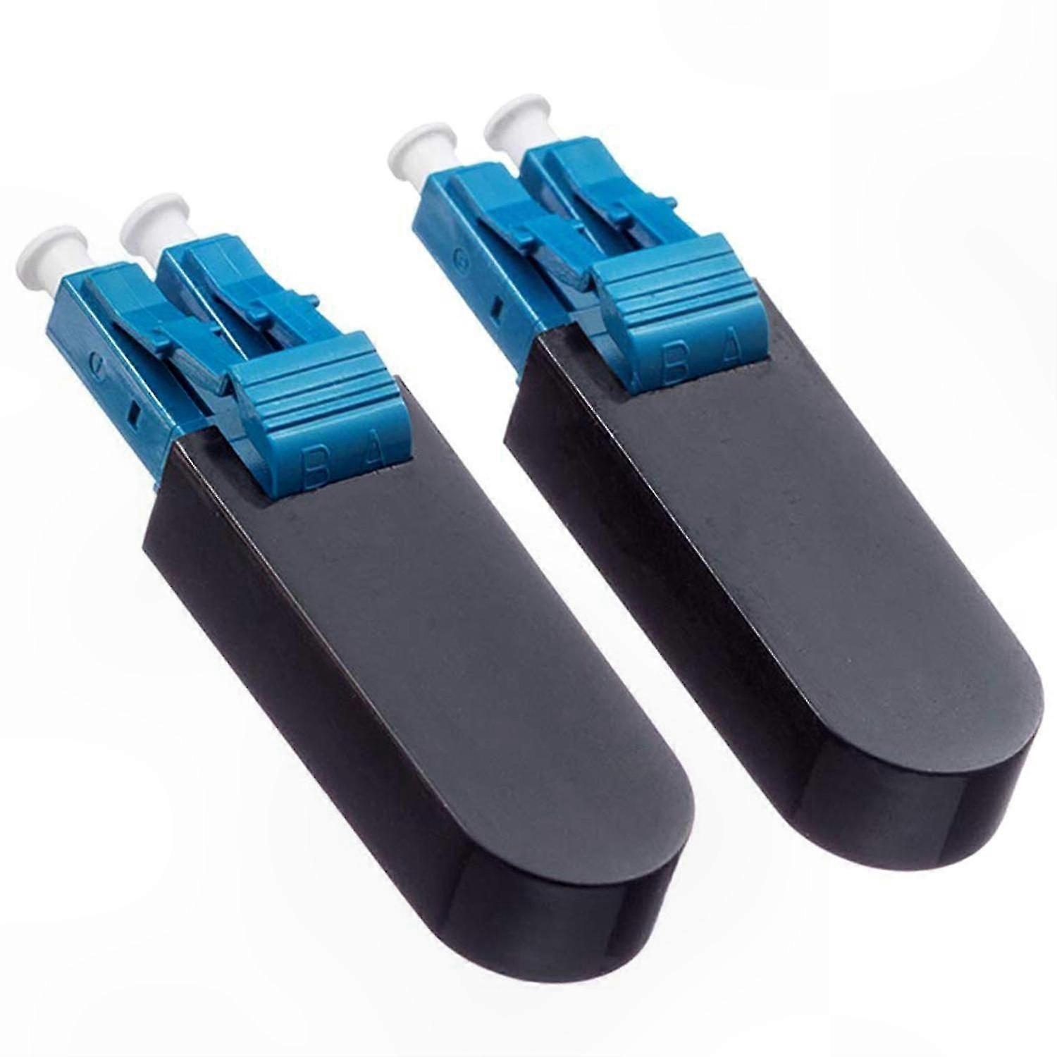 Single Mode LC/UPC Fiber Loopback Cable, 9/125 Test Adapter for Testing, 2-Pack