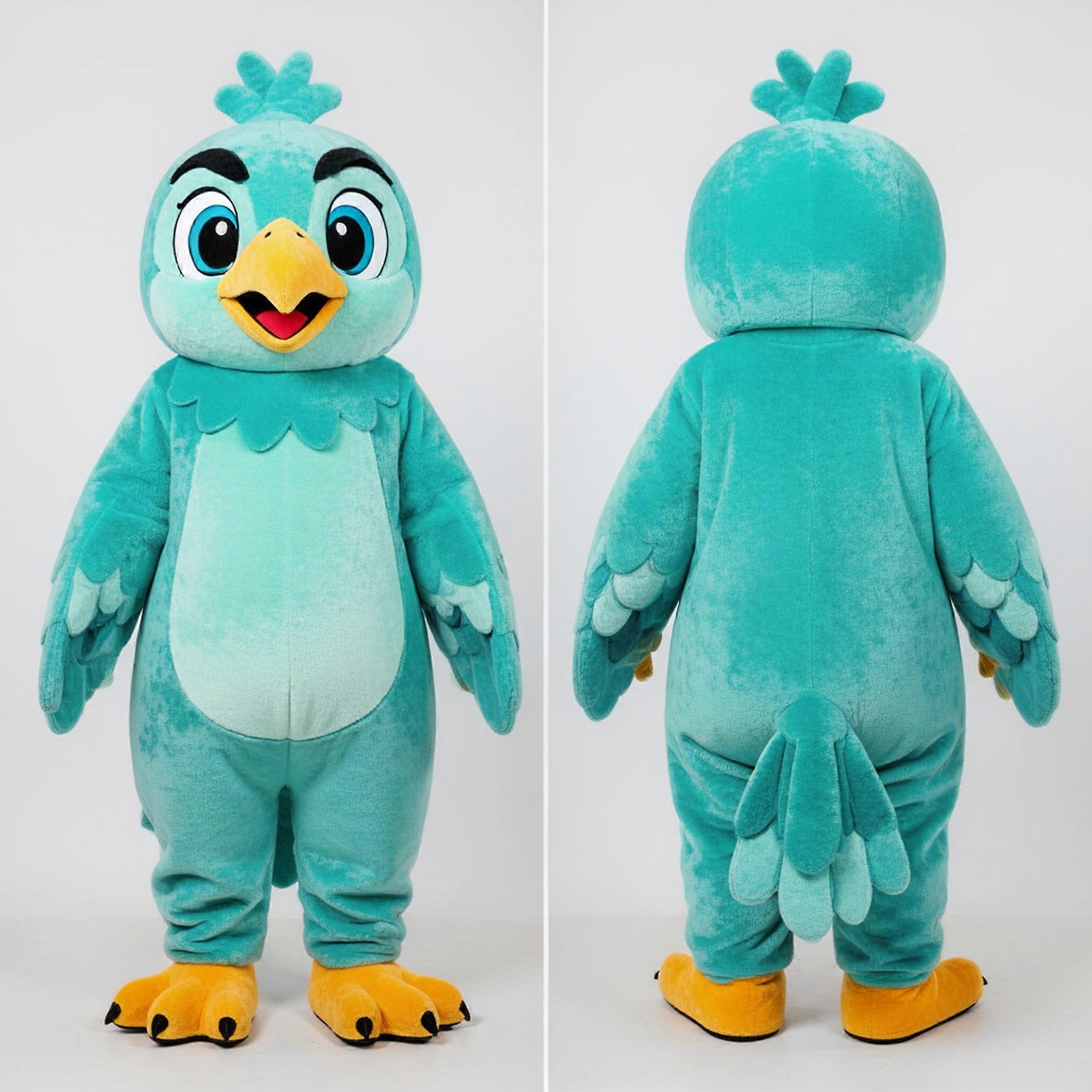 MASTICOT Turquoise Soaring Hawk Mascot