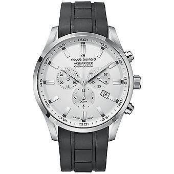 Claude Bernard aquarider Swiss Analog man horloge met rubberen armband 10222 3CA AIN