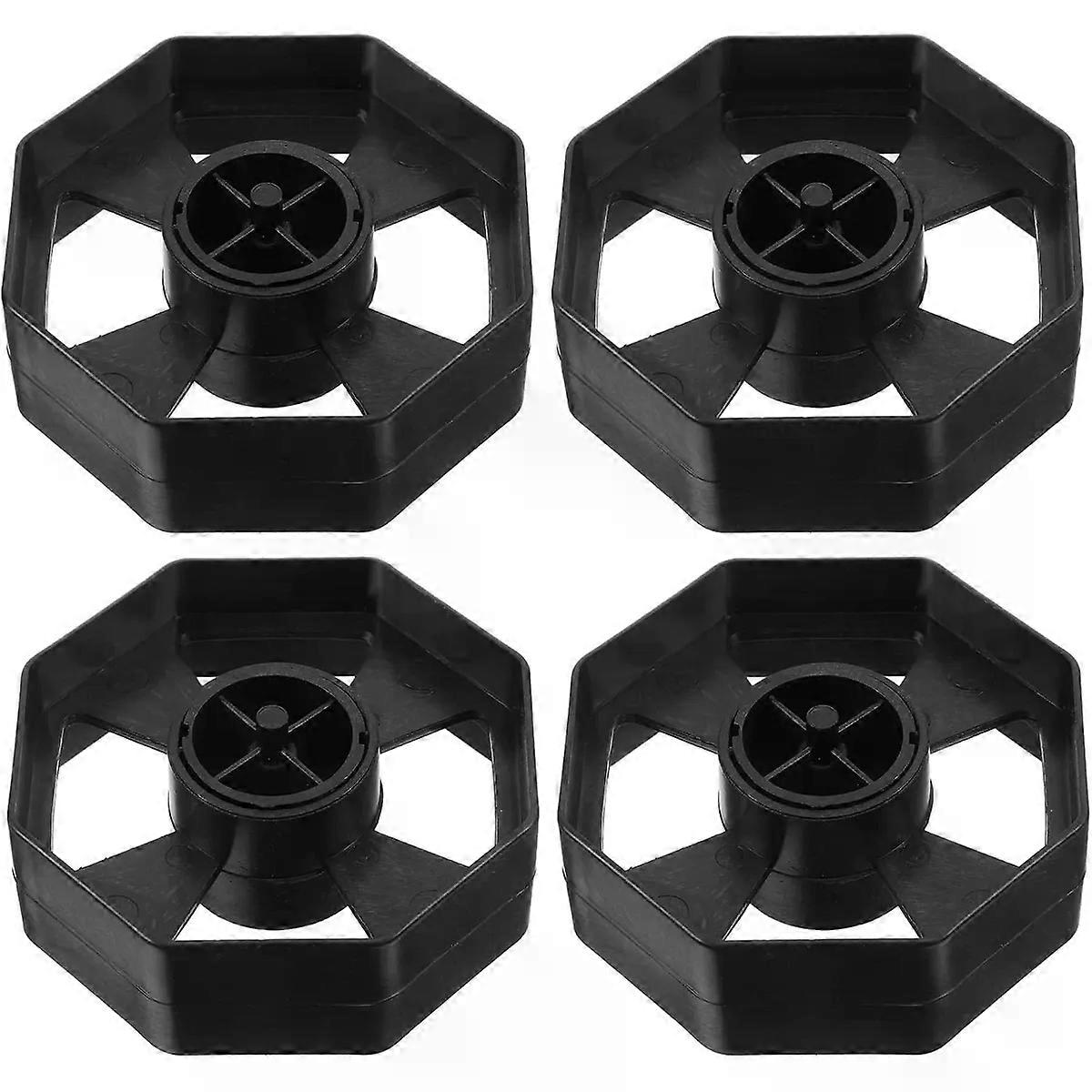 Dispenser Replacement Roller Insert 4 Sets Plastic Black