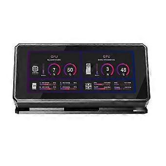 3.39-Inch Desktop Computer Secondary Monitor IPS USB Secondary Screen CPU GPU RAM USB Display USB Freely AIDA64 Black-SNNGV